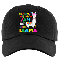 Read Teacher No Prob Llama Rainbow - Reading Is My Jam Vintage Kids Cap | Artistshot