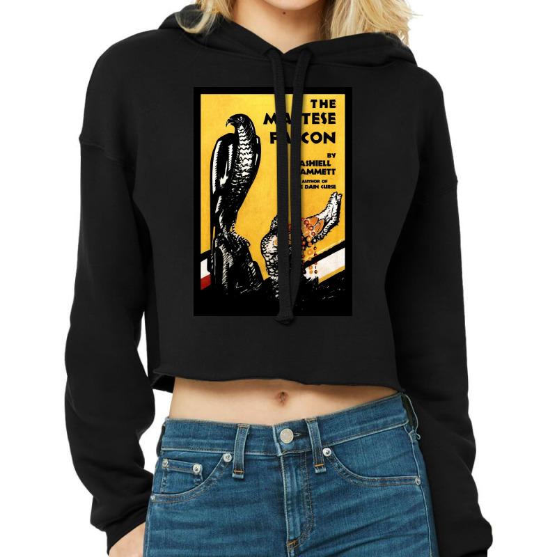 Music Vintage Casablanca Day Gift Cropped Hoodie by ArtistMarquis | Artistshot