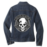 Metal Gear Solid Outer Heaven Classic Ladies Denim Jacket | Artistshot