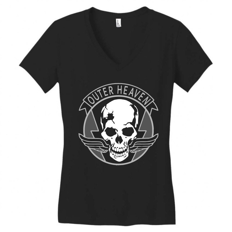 Metal Gear Solid Outer Heaven Classic Women's V-Neck T-Shirt by cm-arts | Artistshot