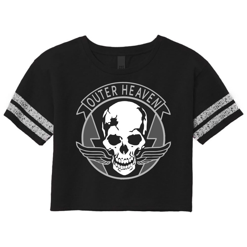 Metal Gear Solid Outer Heaven Classic Scorecard Crop Tee by cm-arts | Artistshot