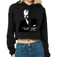 Retro  Angelica Huston Mens Womens Cropped Hoodie | Artistshot