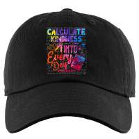 Calculate Kindness Into Everyday Math Teachers Unity Day Funny Men Kids Cap | Artistshot