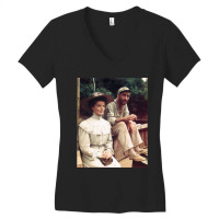 Vintage Photograp Angelica Huston Mens Funny Women's V-neck T-shirt | Artistshot