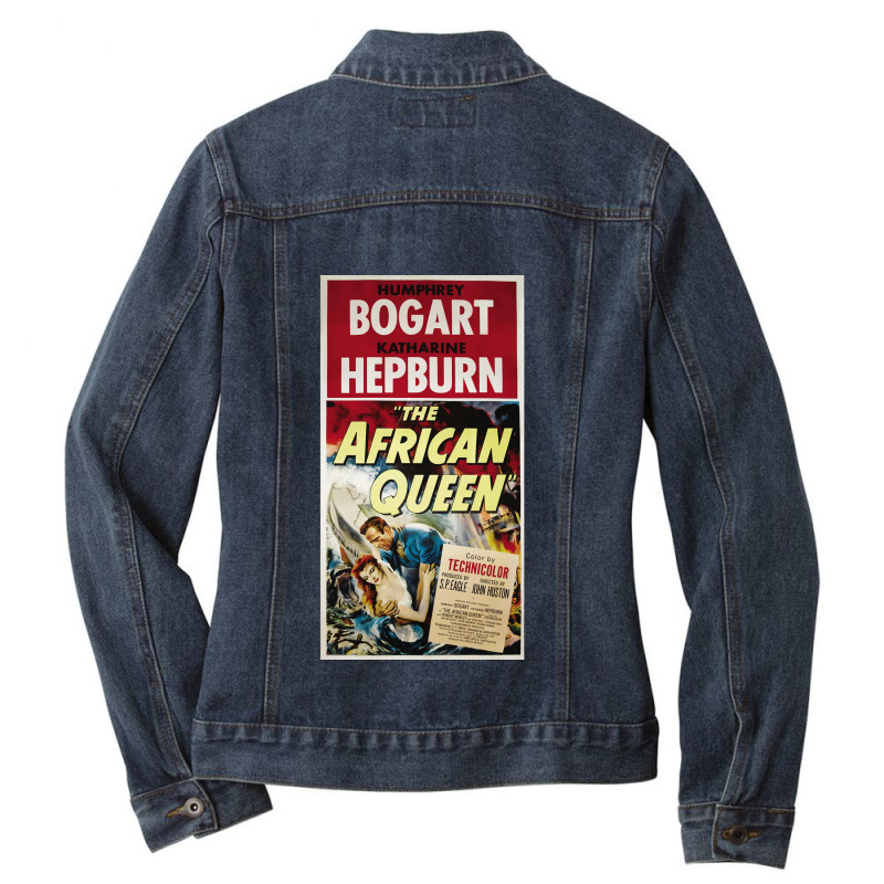 Vintage Retro Bogie Man Funny Gift Ladies Denim Jacket by ArtistMarquis | Artistshot