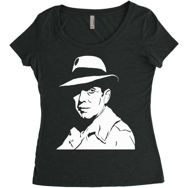 Vintage Retro Bogie Man Mens Funny Women's Triblend Scoop T-shirt by ArtistMarquis | Artistshot