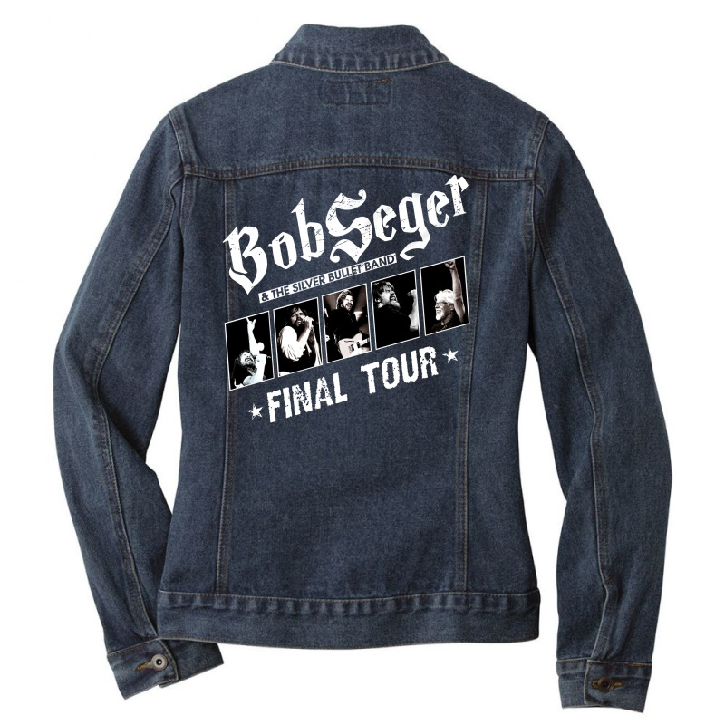 Special Bob The Legend Rock And Roll American Seger Final Tour Ladies Denim Jacket by fauzi07 | Artistshot