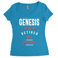 Genesis Is Retired Not Expired Women's Triblend Scoop T-shirt | Artistshot