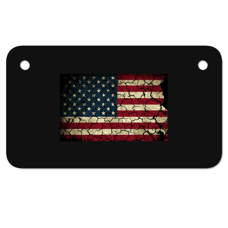 Distressed Usa Flag, Distressed Usa Flag Vintage, Distressed Usa Flag  Motorcycle License Plate | Artistshot