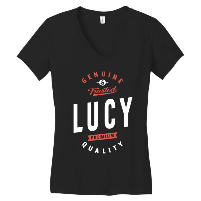 Genuine And Trusted Lucy Women's V-neck T-shirt Designed By Cidolopez