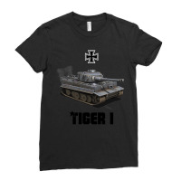 Tiger I German Heavy Tank Ww2 Military Panzerkampfwagen Ladies Fitted T-shirt | Artistshot