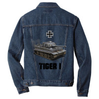 Tiger I German Heavy Tank Ww2 Military Panzerkampfwagen Men Denim Jacket | Artistshot