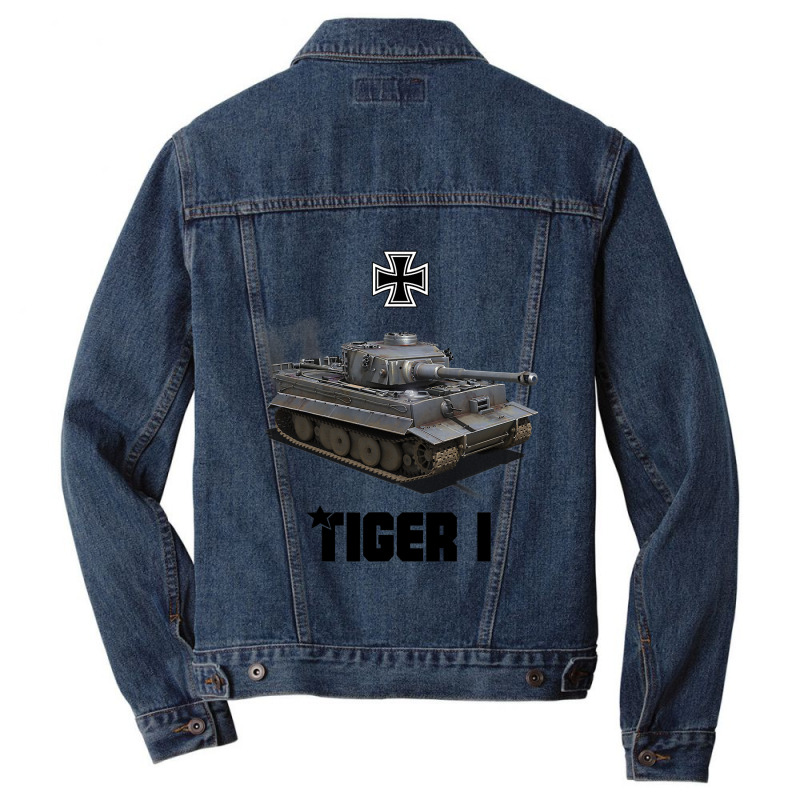 Tiger I German Heavy Tank Ww2 Military Panzerkampfwagen Men Denim Jacket by CUSER3772 | Artistshot