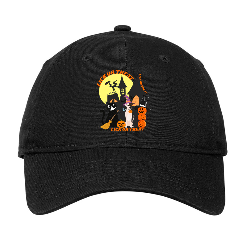 Funny Halloween Gift T  Shirt Lick Or Treat , Trick Or Treat, Hallowee Adjustable Cap by singvex | Artistshot