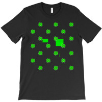 Clover Green Checkered Pattern T  Shirt1450 T-shirt | Artistshot