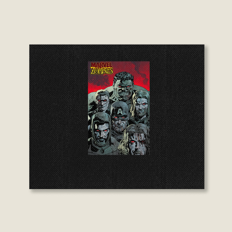 Zombies Zombie Group Shot Landscape Canvas Print | Artistshot