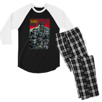 Zombies Zombie Group Shot Men's 3/4 Sleeve Pajama Set | Artistshot