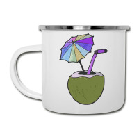 Coconut Drink With Umbrella T  Shirt1455 Camper Cup | Artistshot