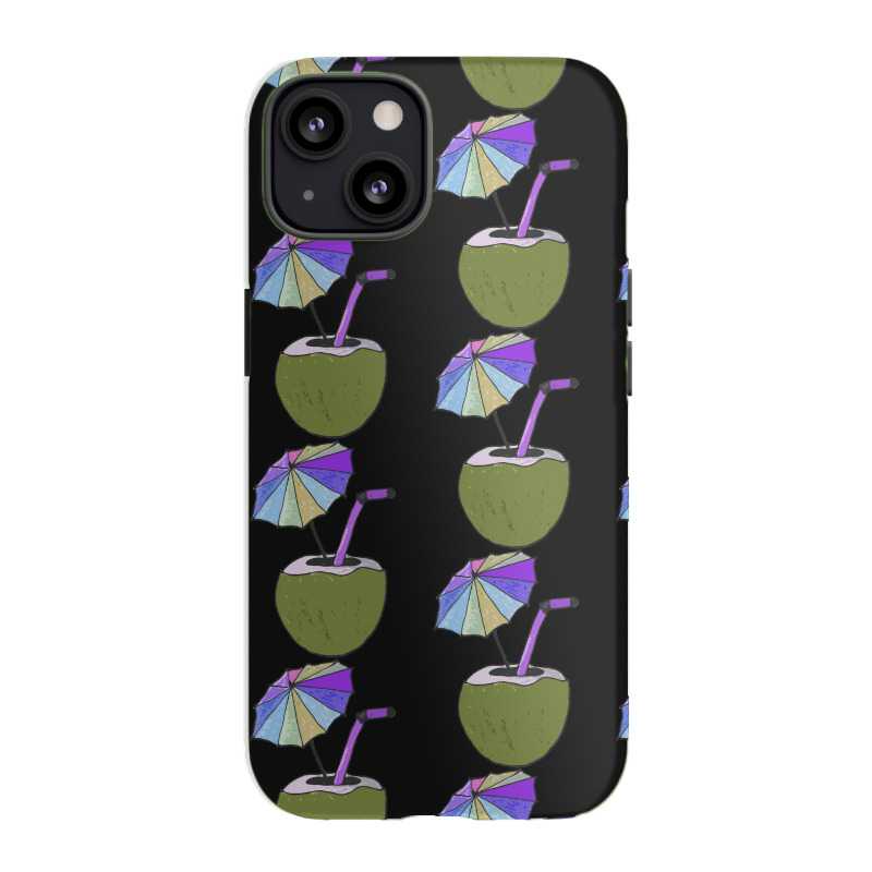 Coconut Drink With Umbrella T  Shirt1455 Iphone 13 Case | Artistshot