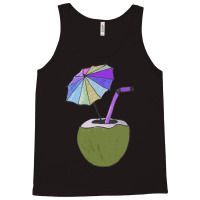 Coconut Drink With Umbrella T  Shirt1455 Tank Top | Artistshot