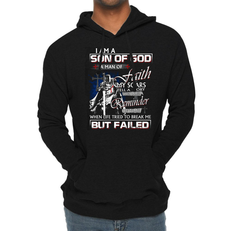 I Am A Son Of God Jesus Warrior Christ, Son Of God, I Am A Son Of God  Lightweight Hoodie | Artistshot