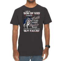 I Am A Son Of God Jesus Warrior Christ, Son Of God, I Am A Son Of God  Vintage T-shirt | Artistshot