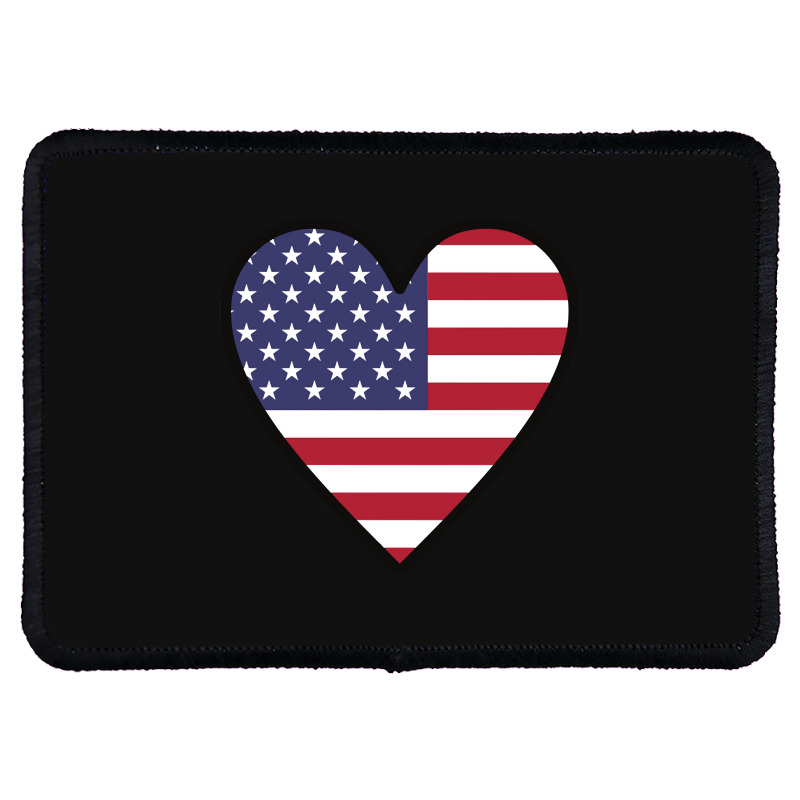 I Love The Usa, I Love The Usa Vintage, I Love The Usa Art, I Love The Rectangle Patch | Artistshot