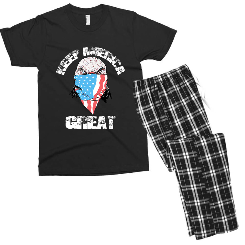 Keep America Great Trump 2020 Trump For President Men's T-shirt Pajama Set | Artistshot