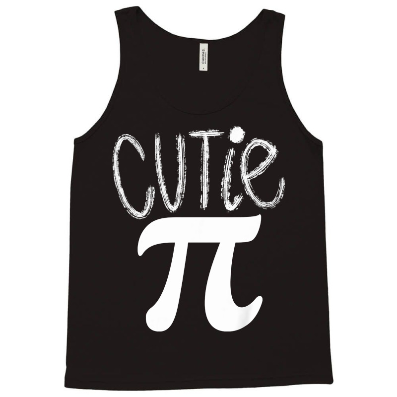 Kids Cutie Pi Math Pun Cutie Pie Toddler Kids  For Pi Day Mens Womens Tank Top | Artistshot