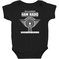 New Limited Funny Radio Operator Radio Amateur Baby Bodysuit | Artistshot