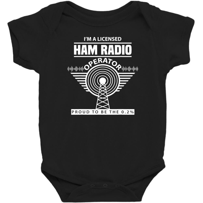 New Limited Funny Radio Operator Radio Amateur Baby Bodysuit by cm-arts | Artistshot