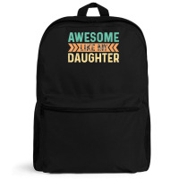 Vintage Awesome Like My Daughter Men Father Backpack | Artistshot