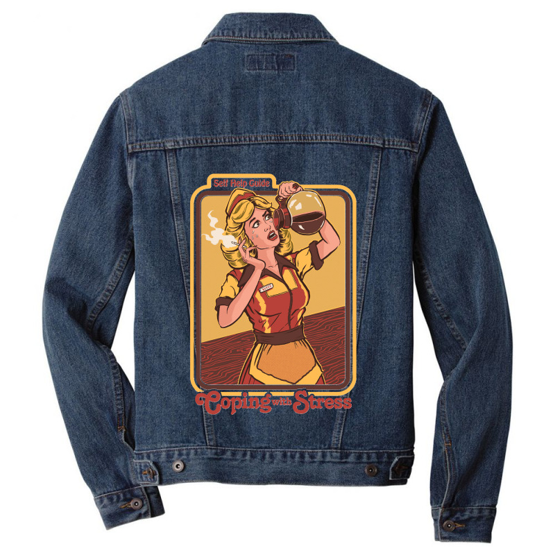 Coping With Stress Classic Men Denim Jacket | Artistshot