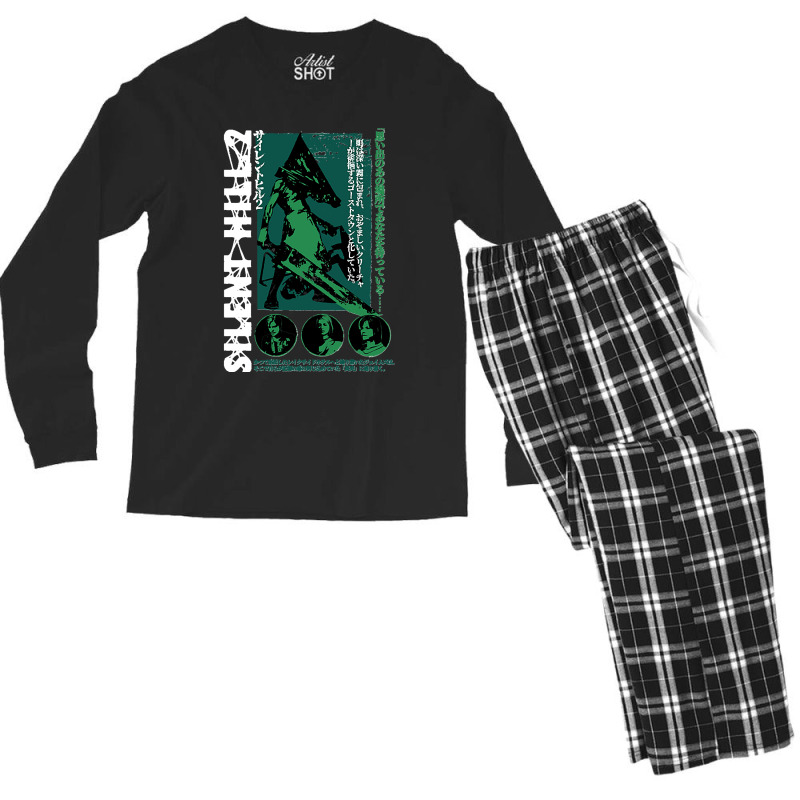 Pyramid Head Men's Long Sleeve Pajama Set | Artistshot