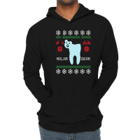 Christmas Ugly Sweater Molar Bear Dentist Lightweight Hoodie | Artistshot