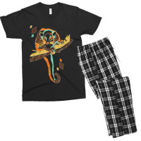 Vintage Retro Opossum Pop Art Ringtail Possum Basic Graphiclong Men's T-shirt Pajama Set | Artistshot