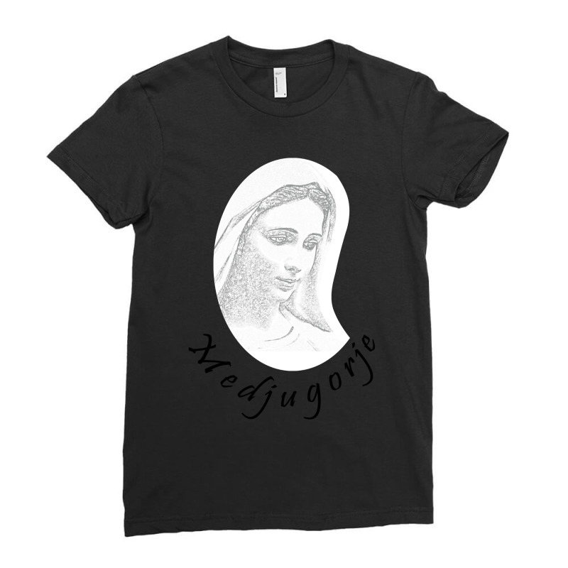 Day Gift Virgin Mary Gifts Women Ladies Fitted T-Shirt by ArtistStacys | Artistshot