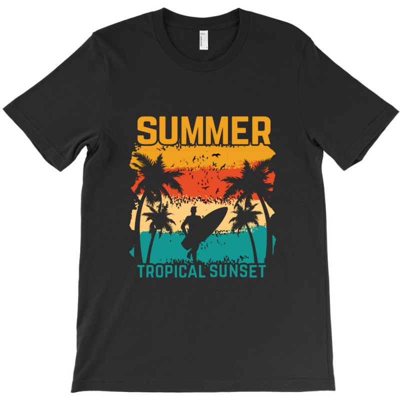 Summer Vibes Beach Surfing T-shirt | Artistshot