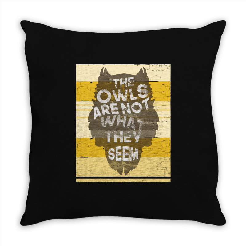 Funny Owl T  Shirt Funny Owl Retro T  Shirt Throw Pillow | Artistshot