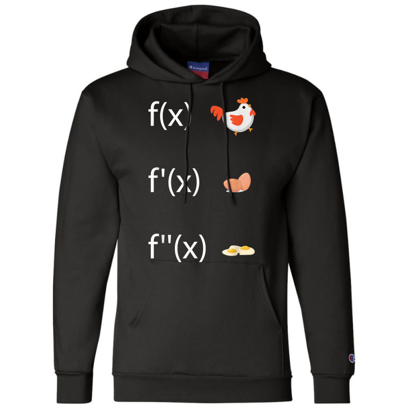 Derivative Function For Math Teacher Derivative F'(x) Arts Characters Champion Hoodie by Aria-Proctor | Artistshot