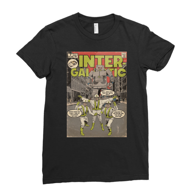 Intergalactic Comis, Inter Galactic, Intergalactic, I Love Intergalact Ladies Fitted T-Shirt by SHRIIIO ARTIST | Artistshot