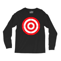 Bulls-eye Target Lazy Diy Halloween Costume Darts Shooting Long Sleeve Shirts | Artistshot