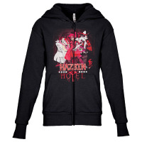 Hazbin Hotel, Graphic, Funny, Alastor, Hazbin, Hotel, Angel Dust, Radi Youth Zipper Hoodie | Artistshot