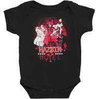 Hazbin Hotel, Graphic, Funny, Alastor, Hazbin, Hotel, Angel Dust, Radi Baby Bodysuit | Artistshot