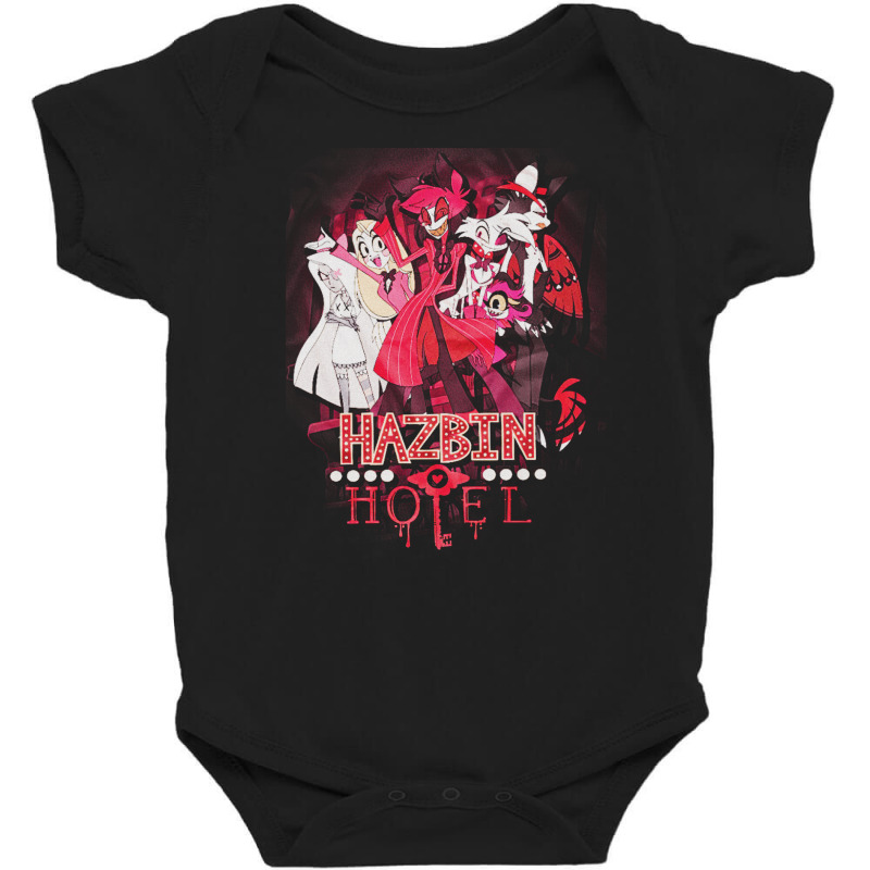 Hazbin Hotel, Graphic, Funny, Alastor, Hazbin, Hotel, Angel Dust, Radi Baby Bodysuit by SHRIIIO ARTIST | Artistshot