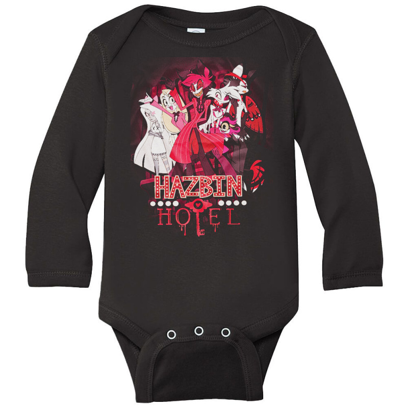 Hazbin Hotel, Graphic, Funny, Alastor, Hazbin, Hotel, Angel Dust, Radi Long Sleeve Baby Bodysuit by SHRIIIO ARTIST | Artistshot