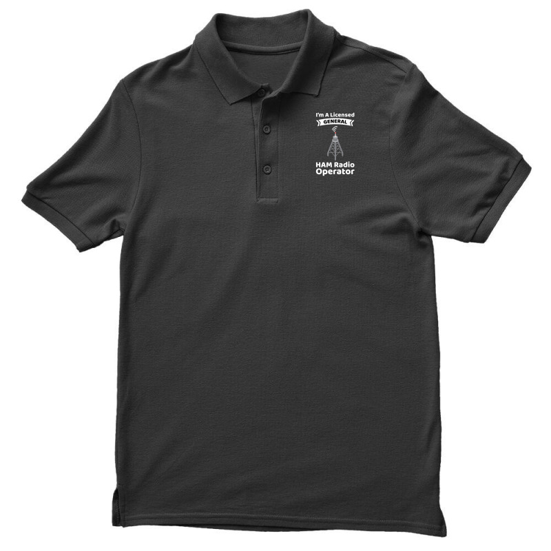 Amateur Radio Operator Funny Ham Radio General Men's Polo Shirt by RaidenKelly | Artistshot