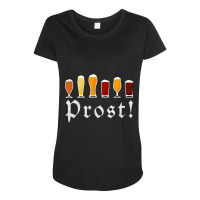 Womens Oktoberfest Prost Celebrate Diversity Beer Maternity Scoop Neck T-shirt | Artistshot