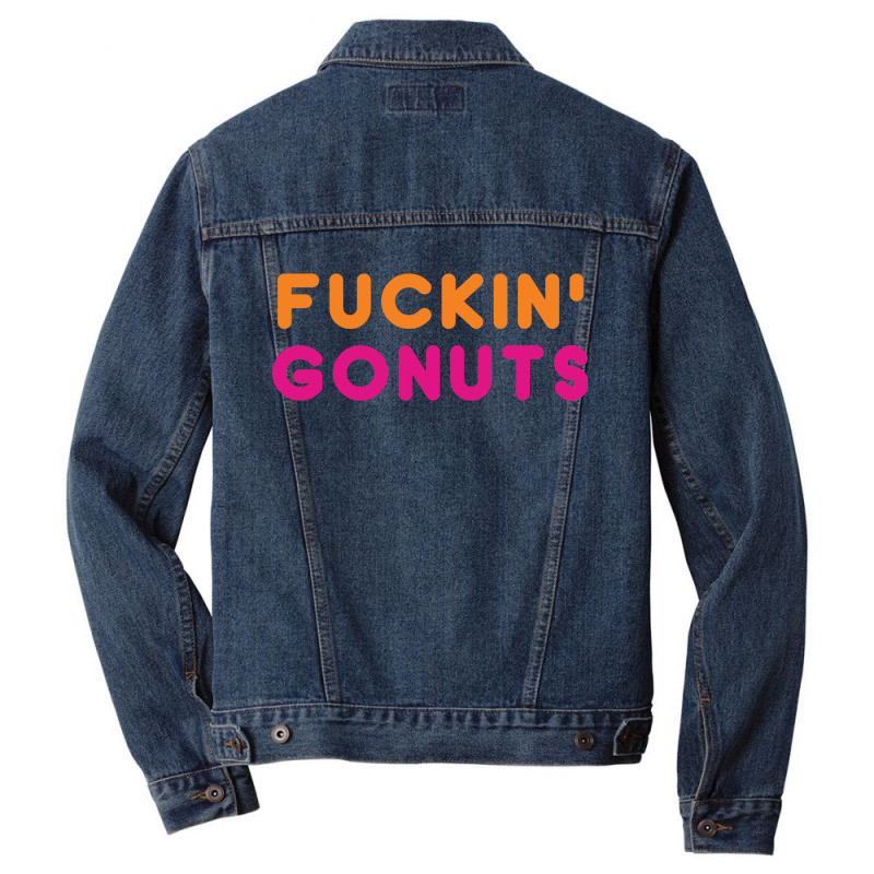 Go Nuts Fuckin_ Men Denim Jacket by AnitaKovich | Artistshot