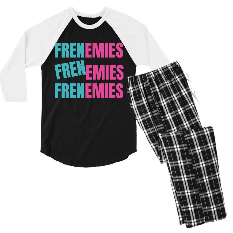 Art Frenemies For Mens Womens Men's 3/4 Sleeve Pajama Set by ArtistDraven | Artistshot